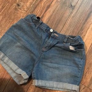 Denim shorts